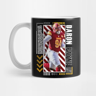 Daron Payne Paper Poster Version 10 Mug